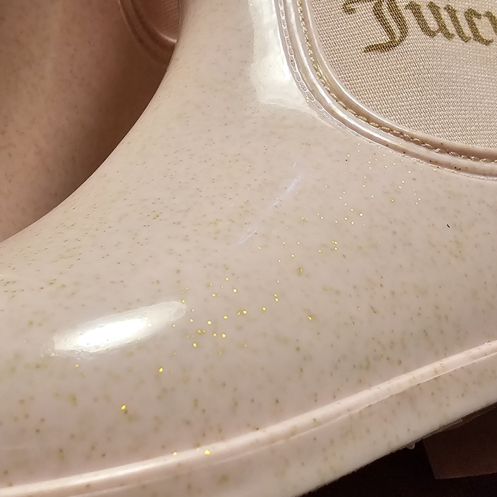 Juicy Couture Pink Women's Ankle Rain Boots - Picture 6 of 7